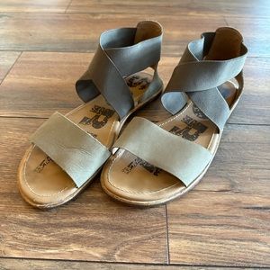 Sorel olive green sandals